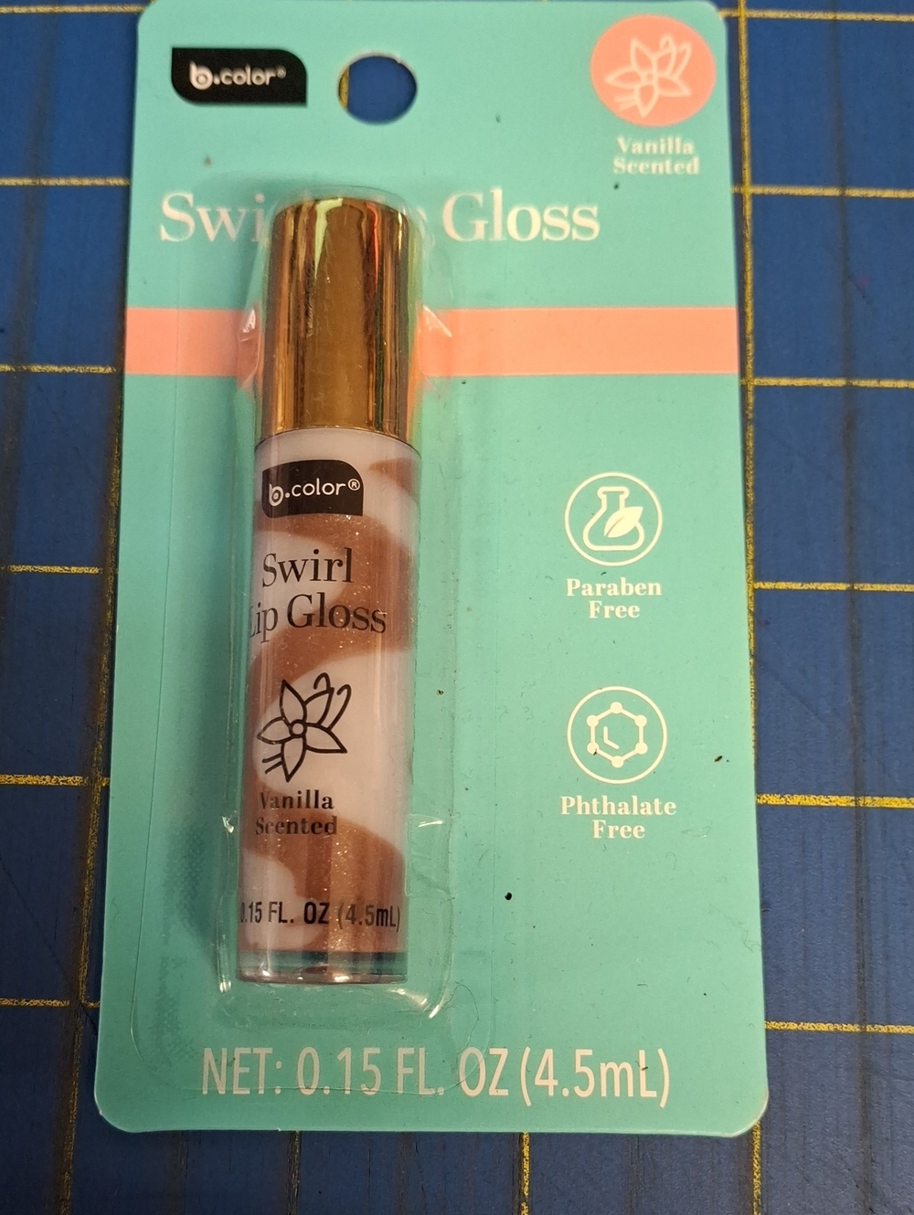 Swirl Lip Gloss - Shimmering Bronze (Vanilla Scented) 4.5ml New